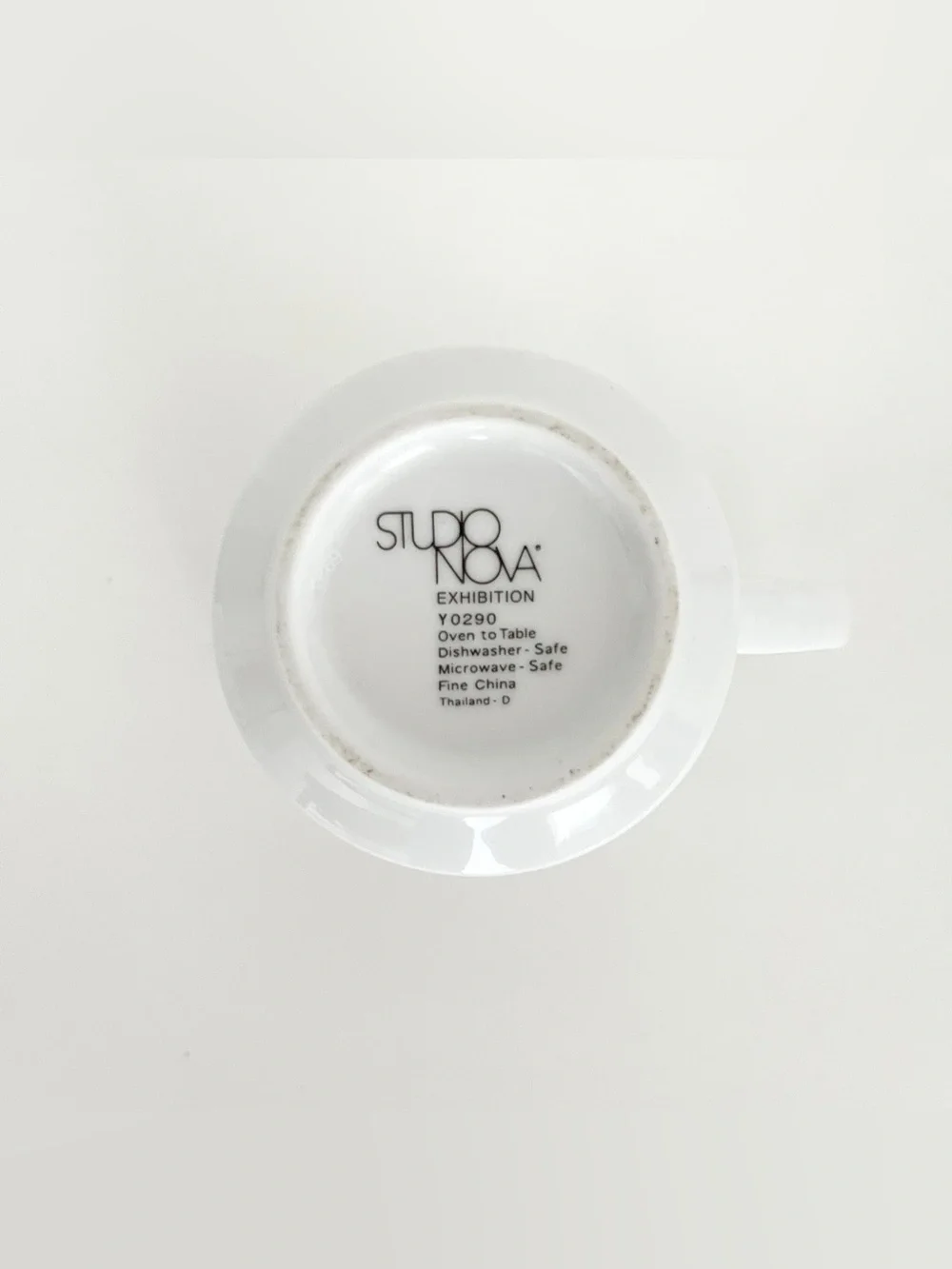 Studio Nova Exhibition Fine China Creamer & Sugar Set White Art Deco Modern